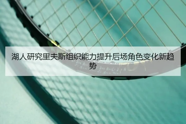 湖人研究里夫斯组织能力提升后场角色变化新趋势